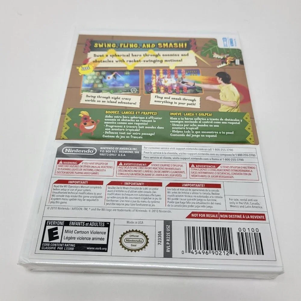 New Fling Smash Game for Wii‎ Factory Sealed Video Game Family Fun
